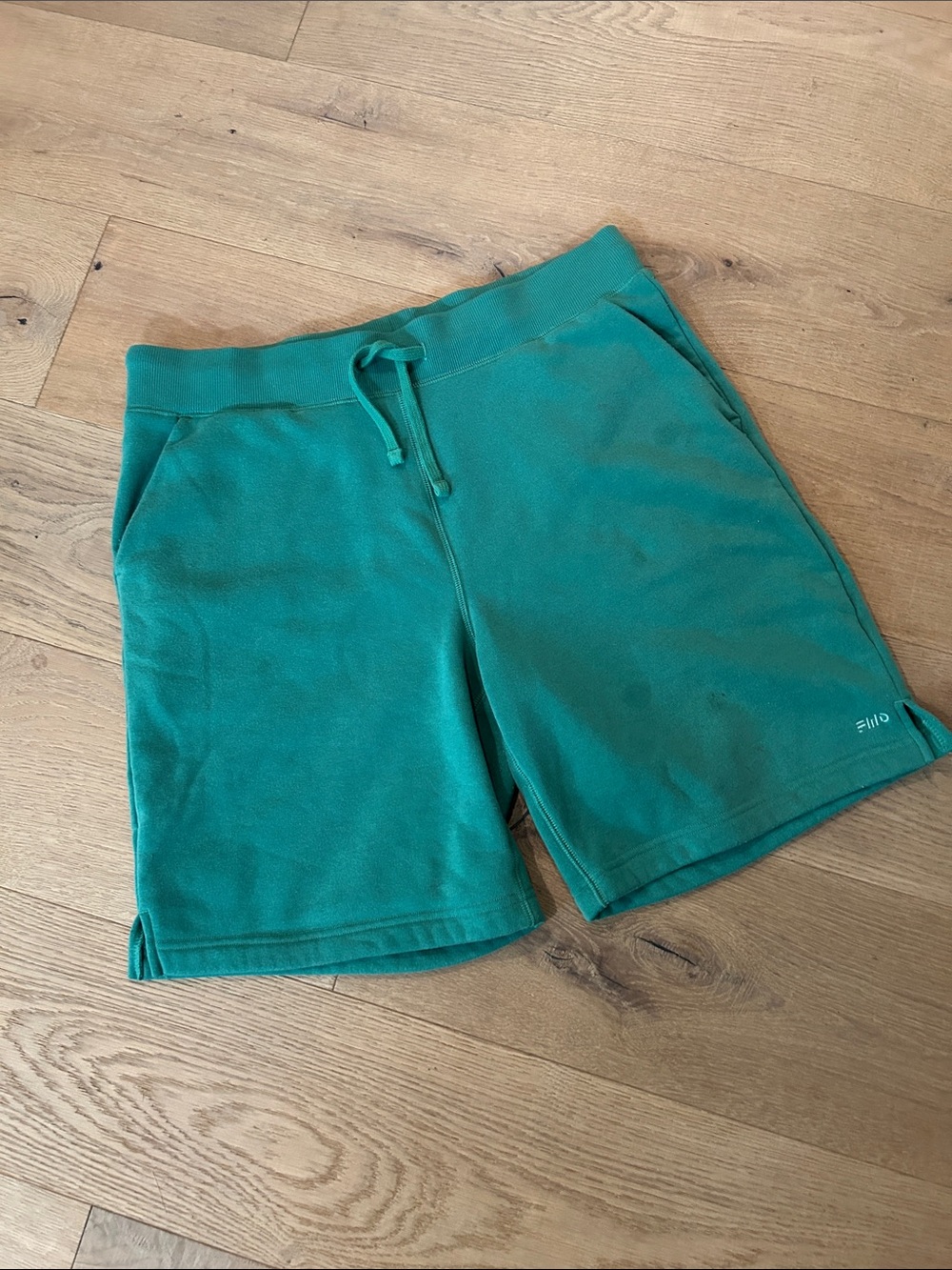 Fila Men's Teal Athletic Drawstring Shorts